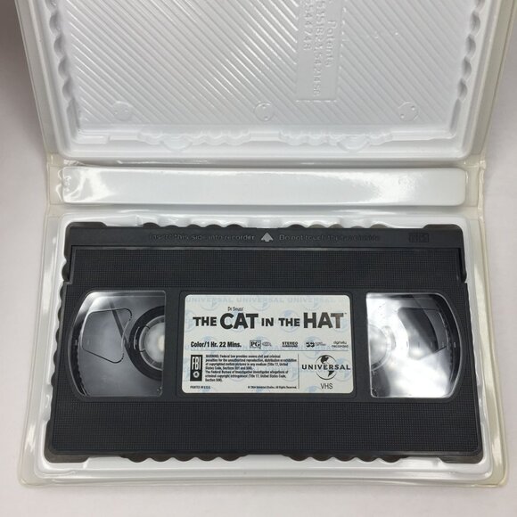 Vintage Dr. Seuss The Cat In The Hat VHS 2003 Clamshell Case Classic Family Film - Picture 2 of 5